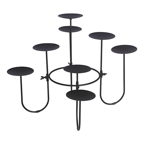 Rebrilliant 12'' H Iron Fireplace Candelabra & Reviews Wayfair